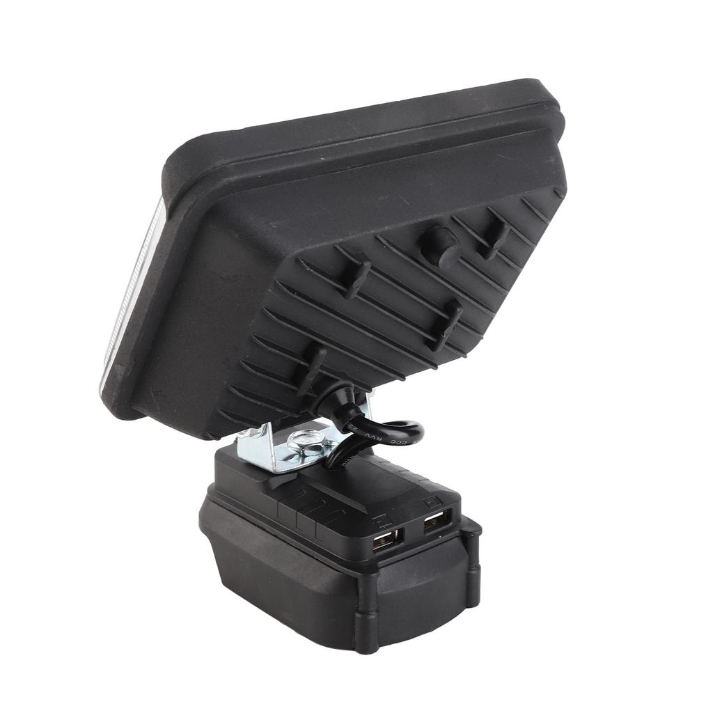 LED Arbeitsleuchte Doppelter USB-Ladeanschluss Multifunktionale Tragbare Outdoor-Flutlicht für BL1815