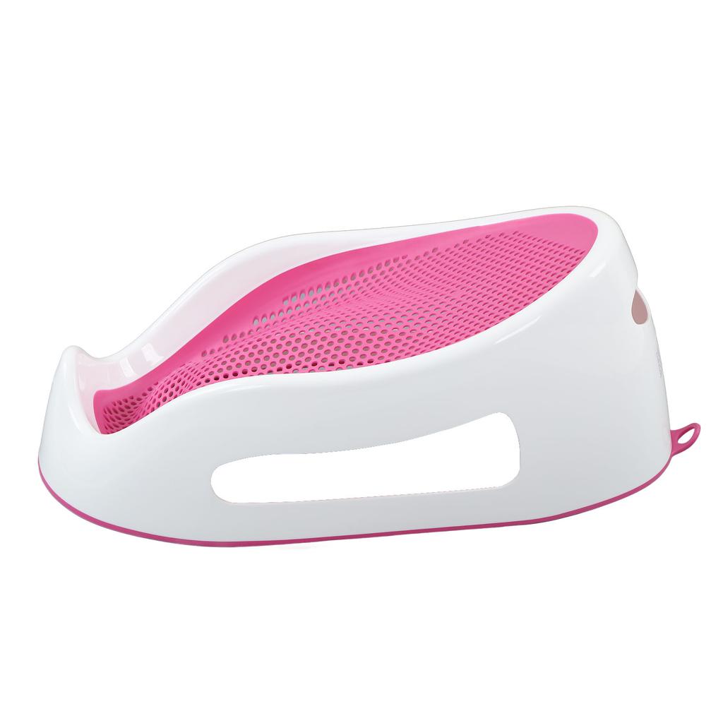 Baby Bath Support TPE Soft Silicone Safe Comfortable Infant Bath Tub Lying Support Bracket for