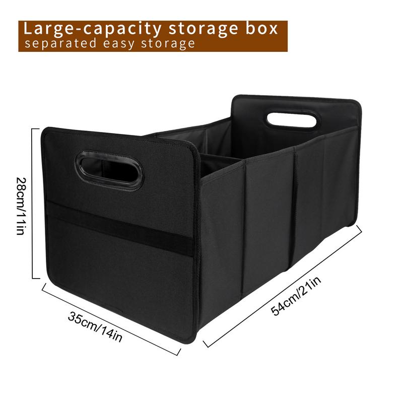 SUV Trunk Organizer Multipurpose Car Cargo Organizer Portable Trunk Storage Organizer Multipurpose Truck Bed Organizer For Most