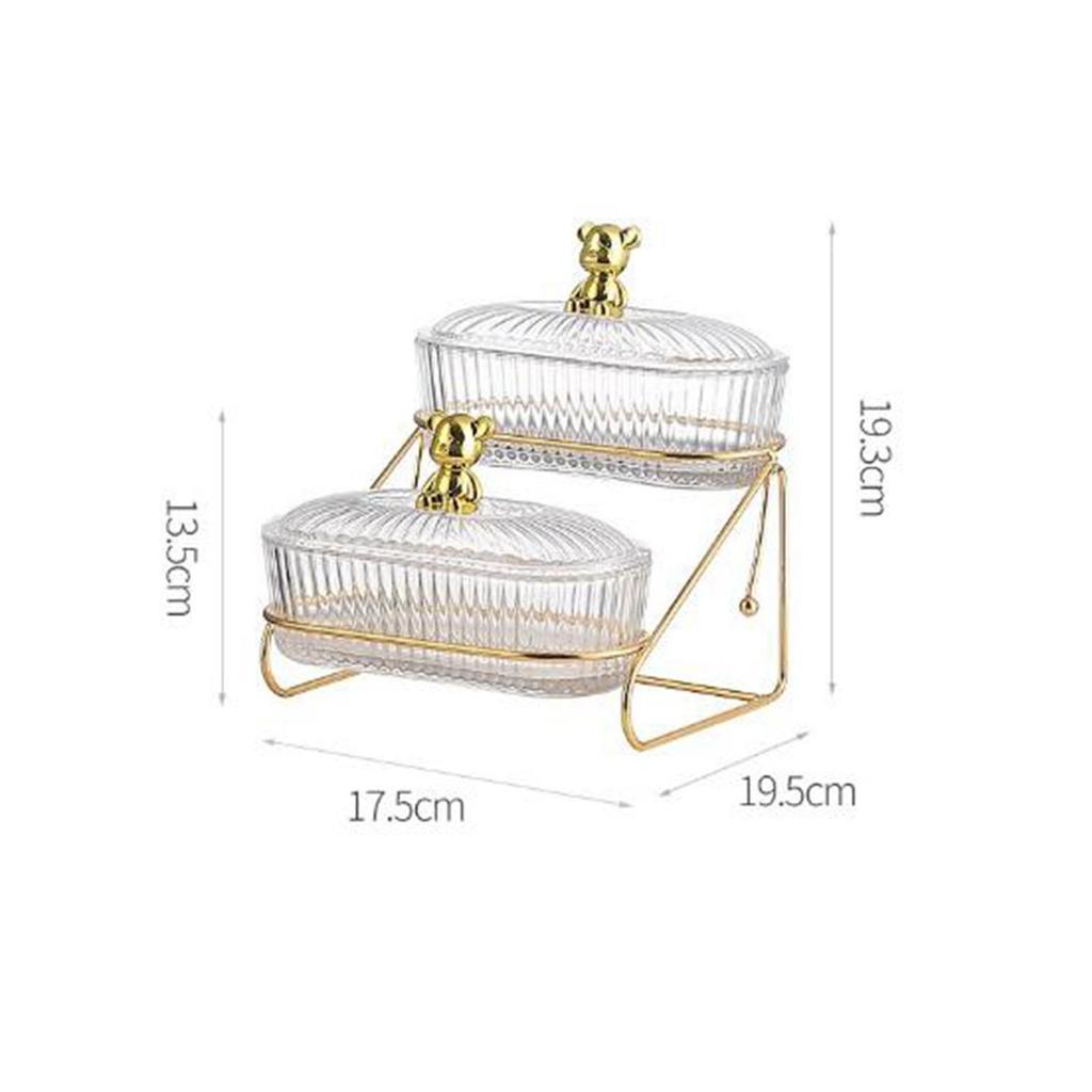 Dried Fruit Dish Platter Multifunctional Nordic Stylish Appetizer Serving Tray for Appetizer Cookies Candies Snack Banquet