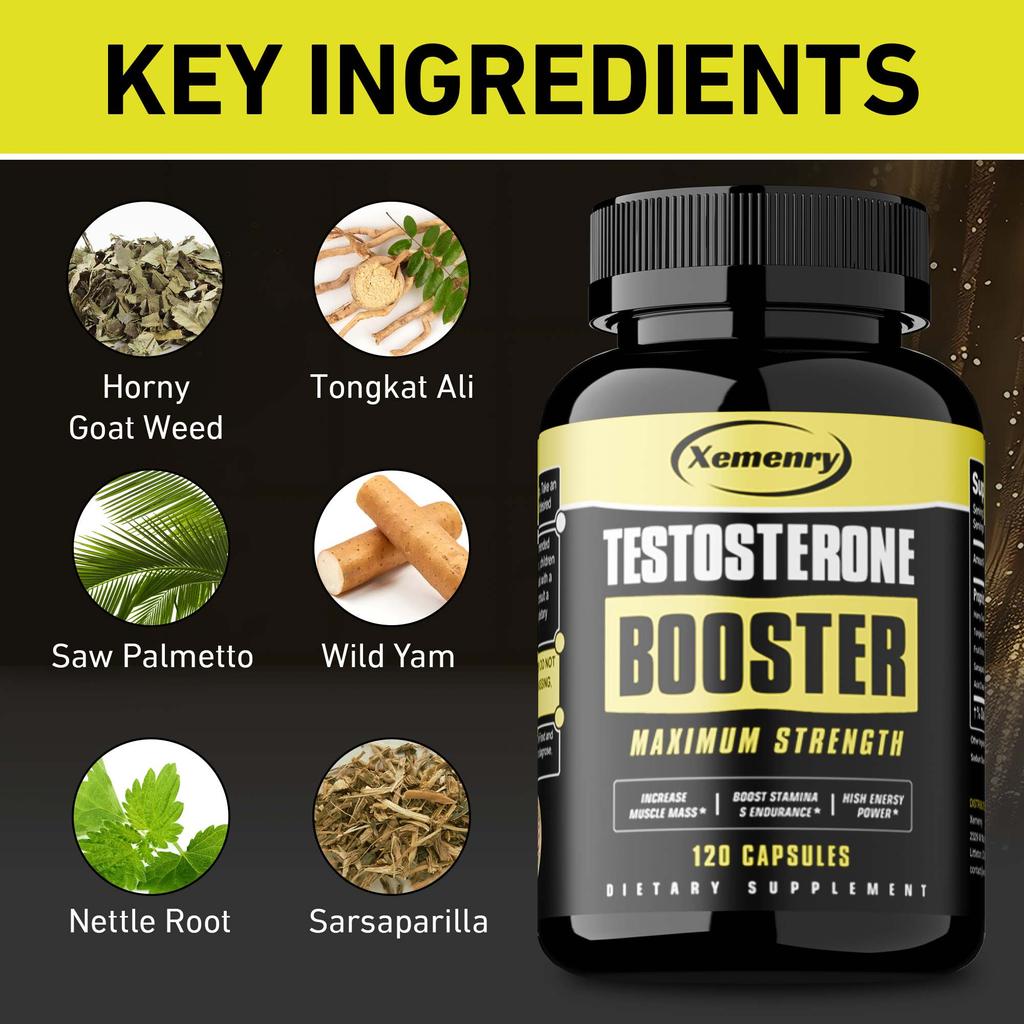 Contiene estratto di epimedium, un integratore naturale per resistenza, forza e stamina, migliora le prestazioni atletiche e aumenta l'energia.