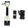Foldable Waste Scooper for Dogs Dog Pooper Scooper, Portable Pet Cleanup Tool with 20 Bags, Backyard Remover Carry Case, Yard, Lawn, Outdoor