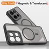 Luxury Armor Translucent PC+TPU Magnetic Case For Motorola Signature Edge 70 Ultra 60 Fusion 50 Neo G77 G67 G57 Power G86 Cover