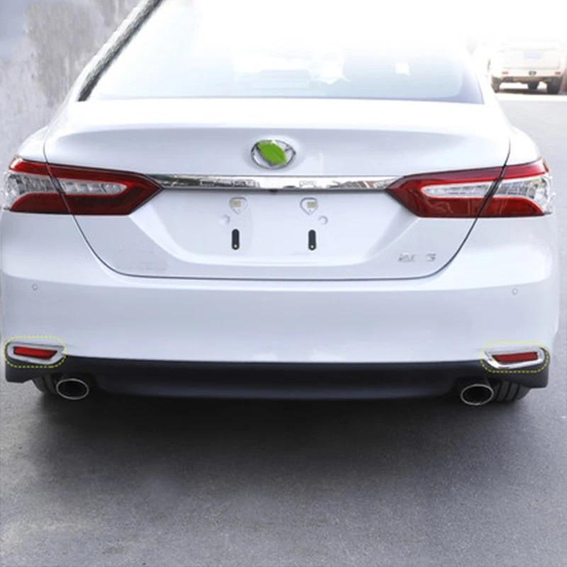 My Good Car  for Toyota Camry 2018 Front Rear Fog Lamp Decoration Frame Trim Cover Sticker Styling Car Accessories