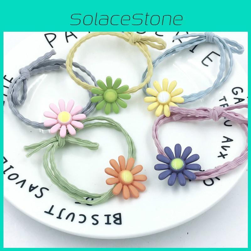 Beautiful Ins Women Daisy Hair Rope Headband With High-elastic Korean Rubber Band