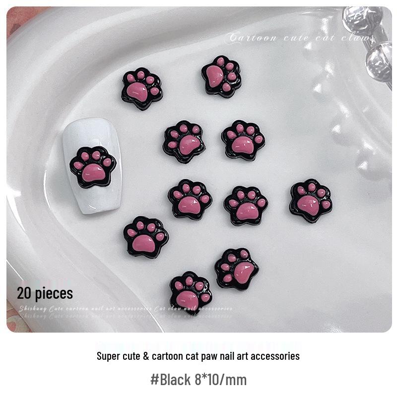 

Трендовые аксессуары для ногтей в виде кошачьих лапок: Полупрозрачный, 3D, Носимый