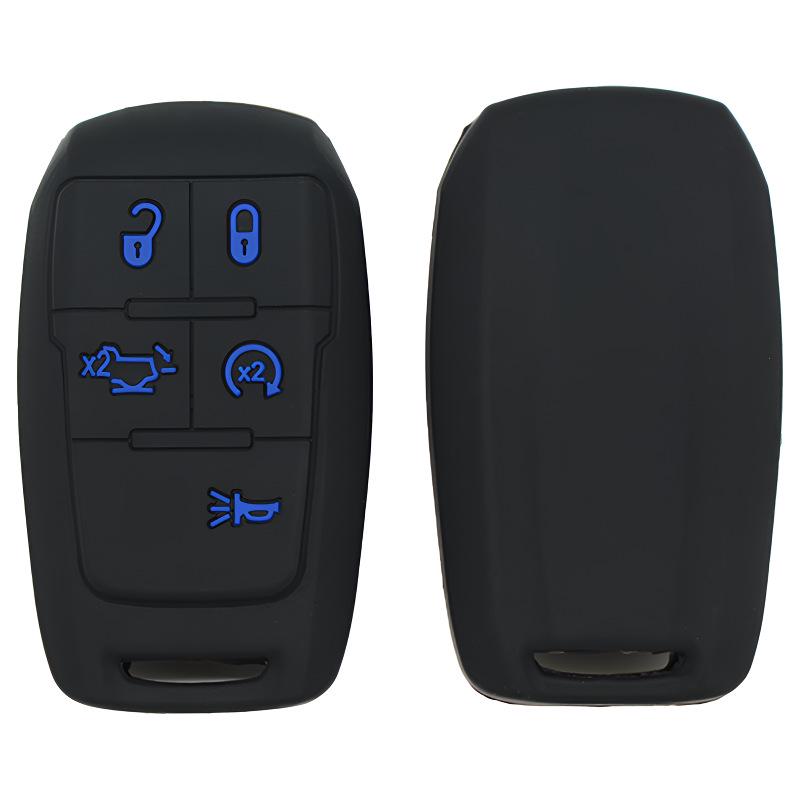 Silikon-Schlüsselhülle für Dodge Journey und Chrysler 5-Tasten-Modelle RMA1500/2500/3000