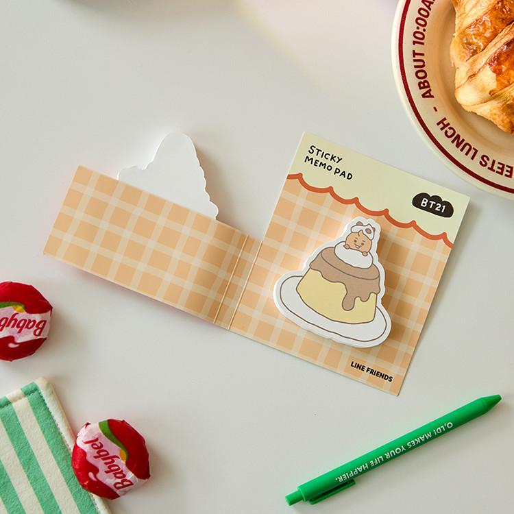 BT21 SHOOKY Bakery Sticky Memo Pad