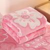 Comfortable Knee Blanket Flannelette Fluffy Soft Nap Blankets and Throws Single Double Size Bed Furry Plush Thermal Sheets