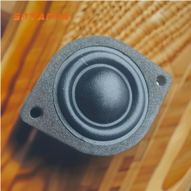 SOTAMIA 2pcs 0.75 Inch Mini Silk Film Tweeter 4 Ohm 10W Portable Small Audio Speaker DIY Car Speaker Modification for FST