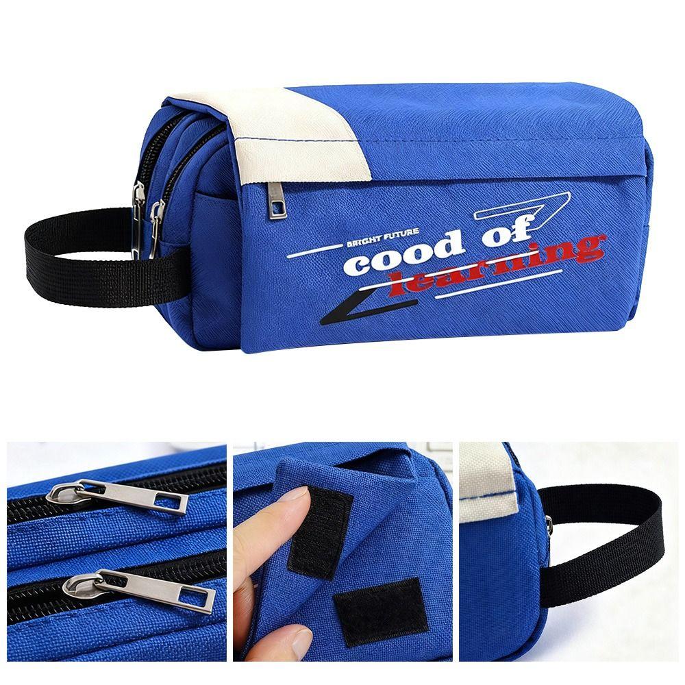 Colorful Pen Pouch Simple Stylish Pencil Case Creative Pencil Bag  School Stationery