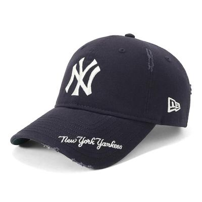 9TWENTY Cap MLB New York Yankees NY Navy M/L 920 NEYYAN VISOR LOGO NVY Adjustable Low Profile Baseball Cap Unisex