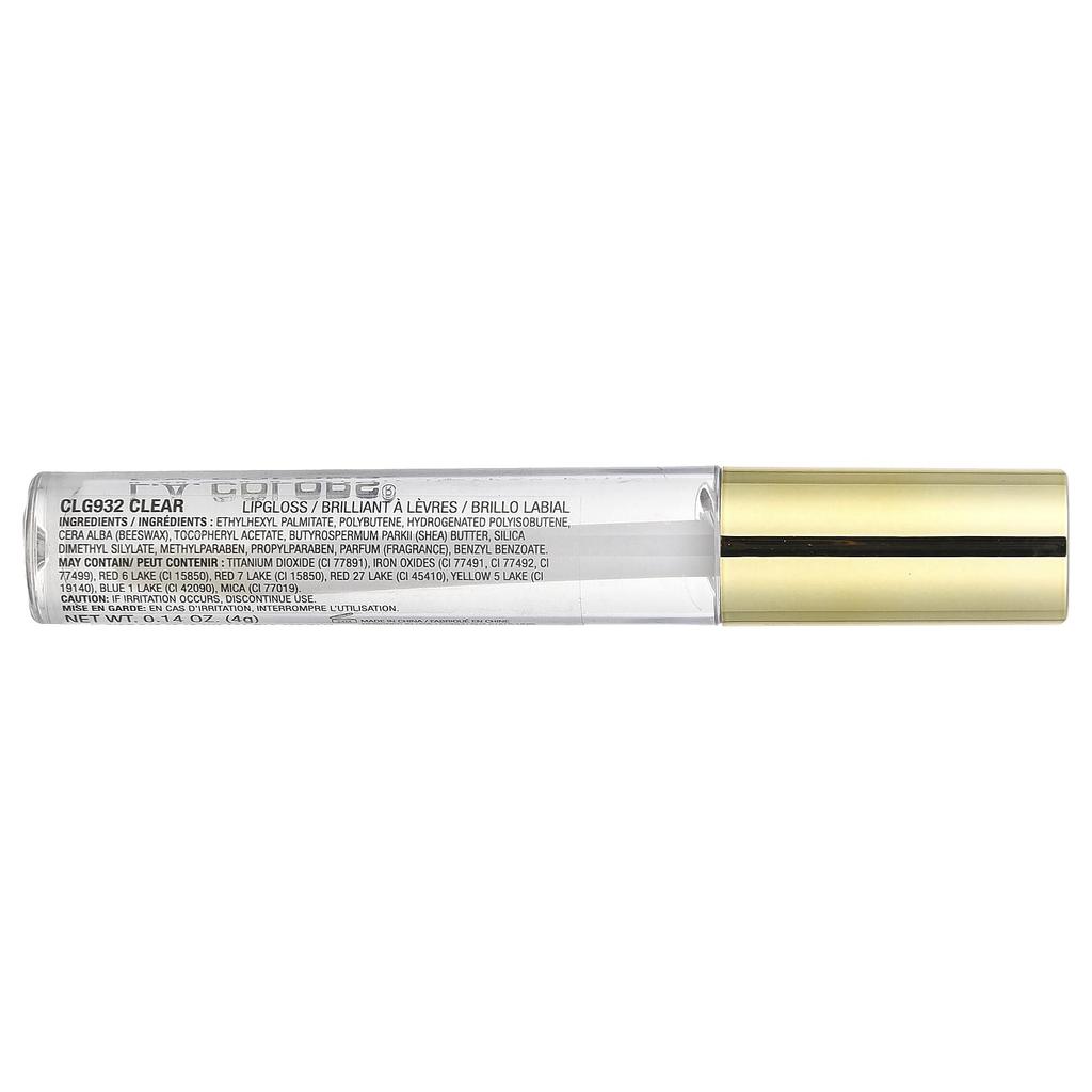 L.A. Colors, High Shine, Shea Butter Lip Gloss, CLG932 Clear, 4g (0.14oz)