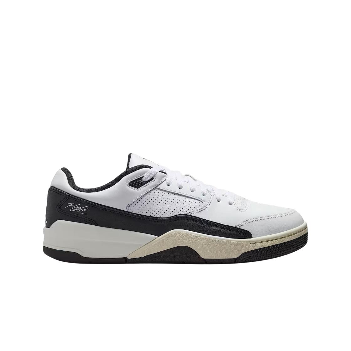 Jordan Men's White/Black Air Flight Court Sail Sneakers Hf3255-112 Cm
