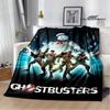 G-Ghostbusters Cartoon-Druckdecke Warme Flanelldecken Weich und Bequem Decke für Zuhause und Reisen Bettwäsche Geburtstagsgeschenk