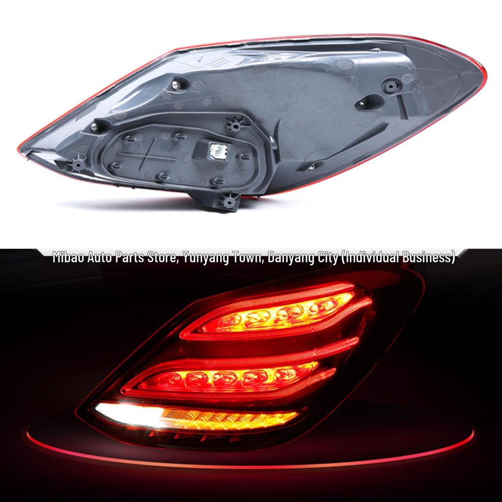 Compatible Taillight Brake Light for 2015-2018 Mercedes W205 C180 C200 C400 C43