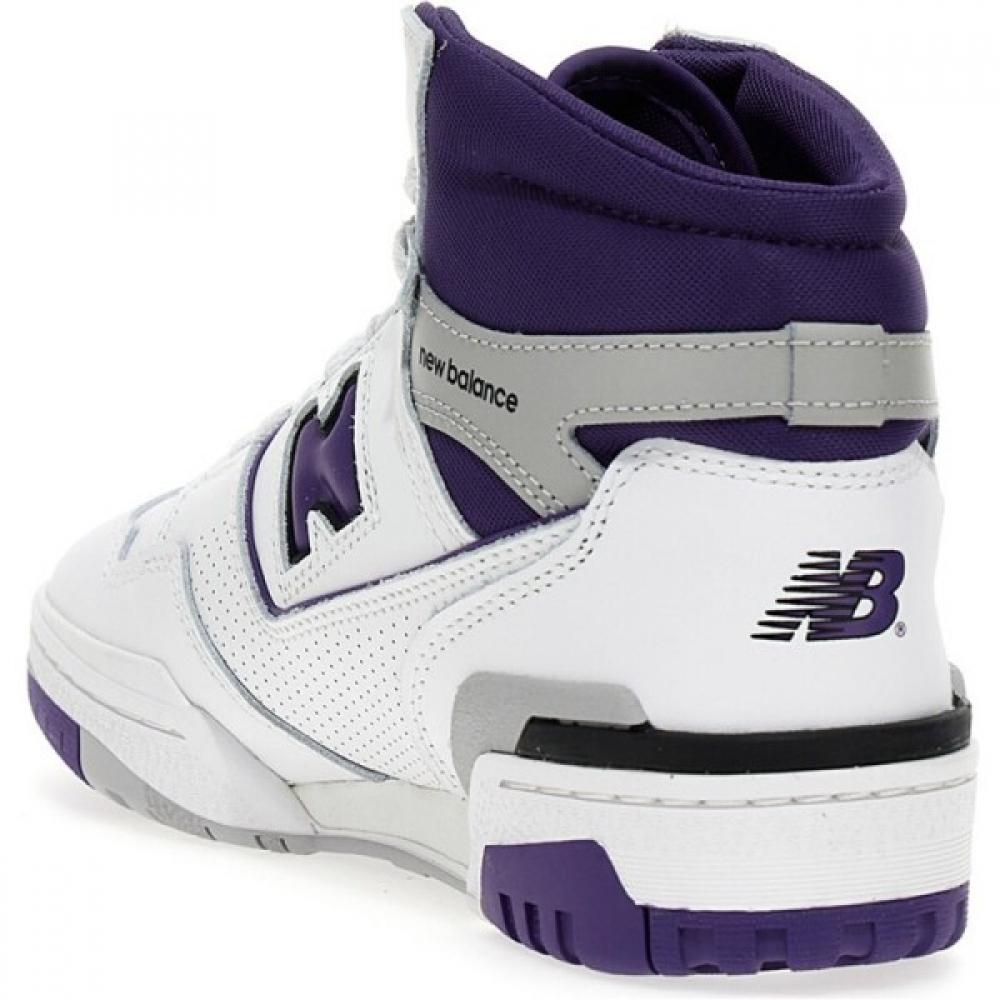 New Balance 650 Purple Sneakers Bb650rcf White