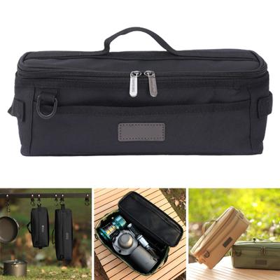 Camping Reise Kochgeschirr Organizer Tasche Große Kapazität Reißverschluss Wasserdicht Kochutensilien Aufbewahrungstasche