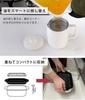 Fuji Enamel Square Tempura Pot, Gas and Induction Compatible, Includes Thermometer, Frying Net, and Tray, 20cm, Vanilla, TP-20K.VA