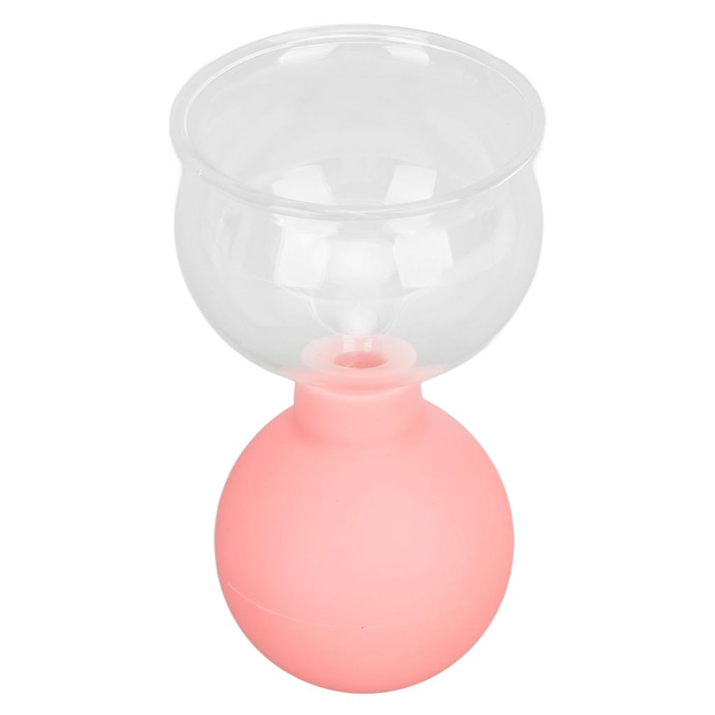 Glass Silicone Cupping Cup Vacuum Suction Massage Therapy for Face Skin Beauty Tool Model 5