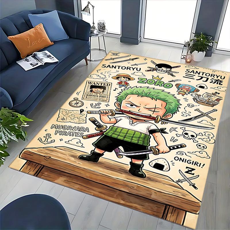 1pc One Piece Adventure Carpet Rug for Bedroom Living Room Decor Sofa Home Game Area Rug Non-slip Floor Mat. D7270156