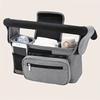 Durable Oxford Cloth Stroller Organizer - Large Size with Multi Compartment Travel Storage Mesh Pocket Phone Holder & Cup Slots