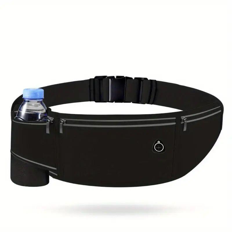 Women's Slim Multi-Pocket Running Pouch with Phone and Water Bottle Holder