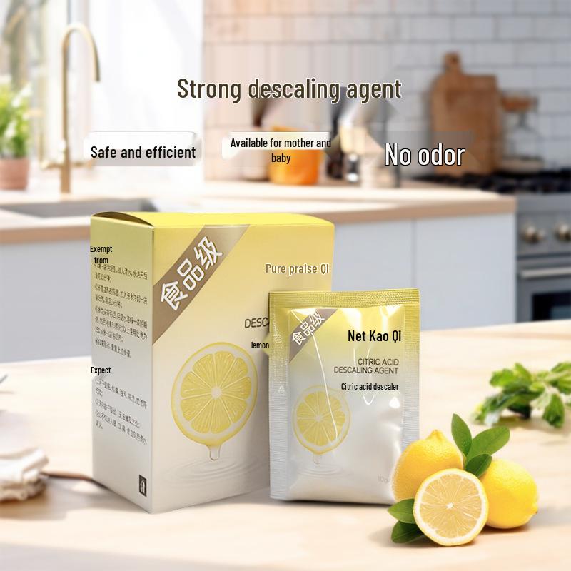 Food-Grade Citric Acid Kettle Descaler - Strong Stain & Limescale Remover