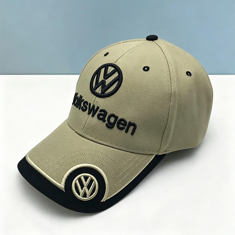 abcd1 Car Solid Color Hat Spring Summer Baseball Cap Sunshade Cap For Volkswagen VW Polo Passat B5 Golf 4 5 6 Tiguan Jetta CC Touran