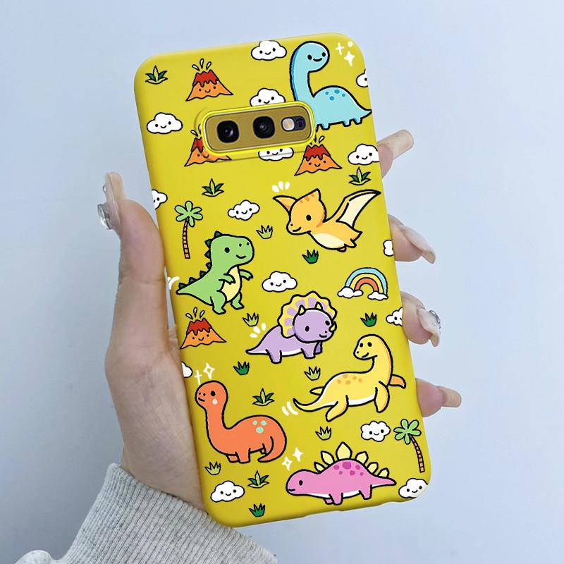 For Samsung Galaxy S10e Phone Case Flower Girls Design Soft Silicone TPU Back Housing for Galaxy S10E S10 E SM-G970F/DS Covers