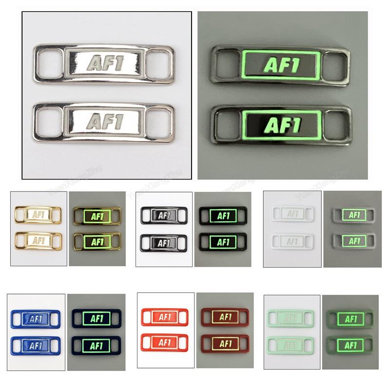 4Pcs Luminous AF1 Shoelaces Creative Combination Night Glow Laces and Shoe Decoration Flat Sneaker Shoelace Shoes Accessories