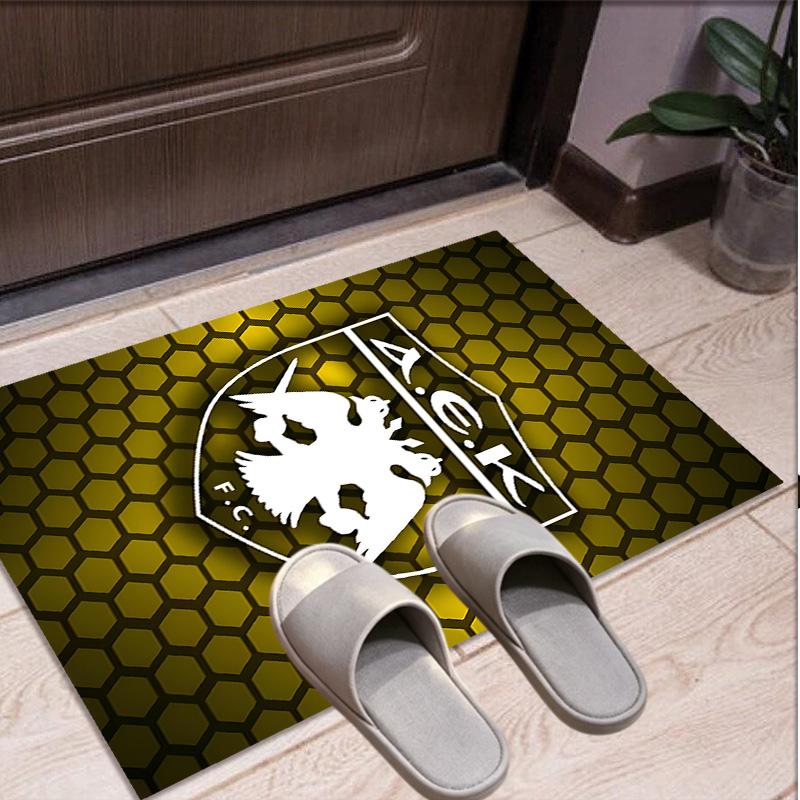 AEK Athens FC Pattern Rug, Indoor/Outdoor Mat, for Picnic, Gameroom, Bedroom, Office, Living Room, Home Decor Carpet, Birthday Gift