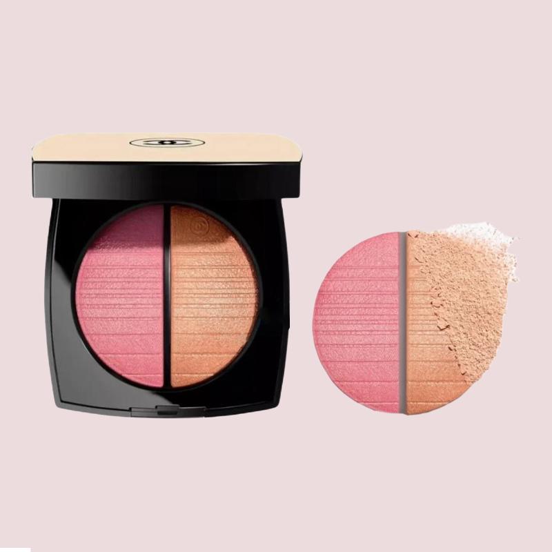 Chanel Les Beiges Healthy Golden Glow Powder Αποκλειστική Δημιουργία – Δίδυμο Πούδρας Φωτεινότητας (Αουρόρ)