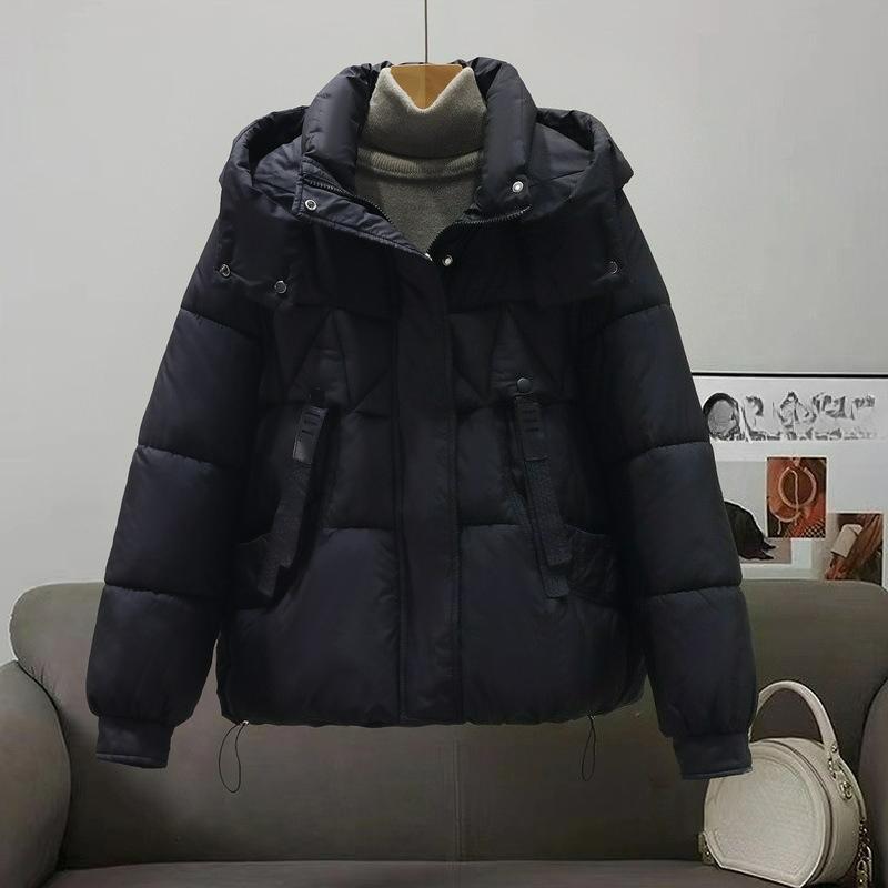 Casual Loose-fitting Cotton-padded Jacket Women's Short Winter Cotton Jacket, High-end Sense of Small Thick Cotton-padded Jacket