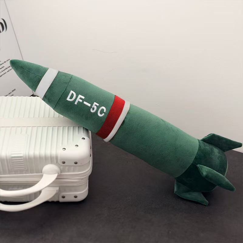 

Новая подушка-игрушка Dongfeng 5c61, плюшевая длинная подушка-игрушка в виде ракеты DF-5C, подарок для друзей мужчин и женщин 60cm