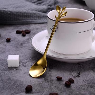 Posate in Acciaio Inossidabile Forchetta/Cucchiaio con Manici Lunghi Utensili da Dessert Resistenti alla Ruggine per Cucina di Casa Ristorante