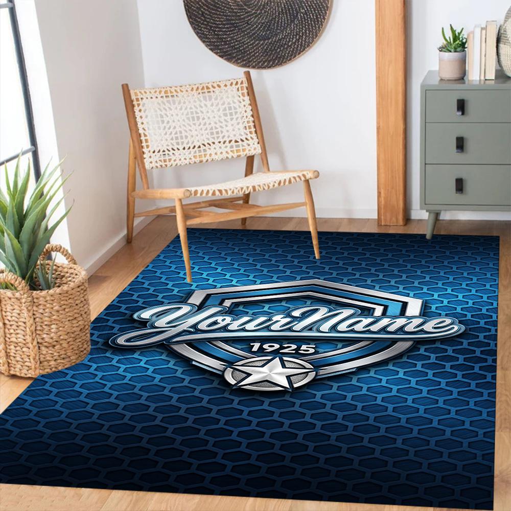 Fc Zenit Saint‑petersburg 23 Personalized Name Carpet Perfect for Kitchen Entryway Outdoor Living Rooms Anti-slip Rug Anime Office Decor