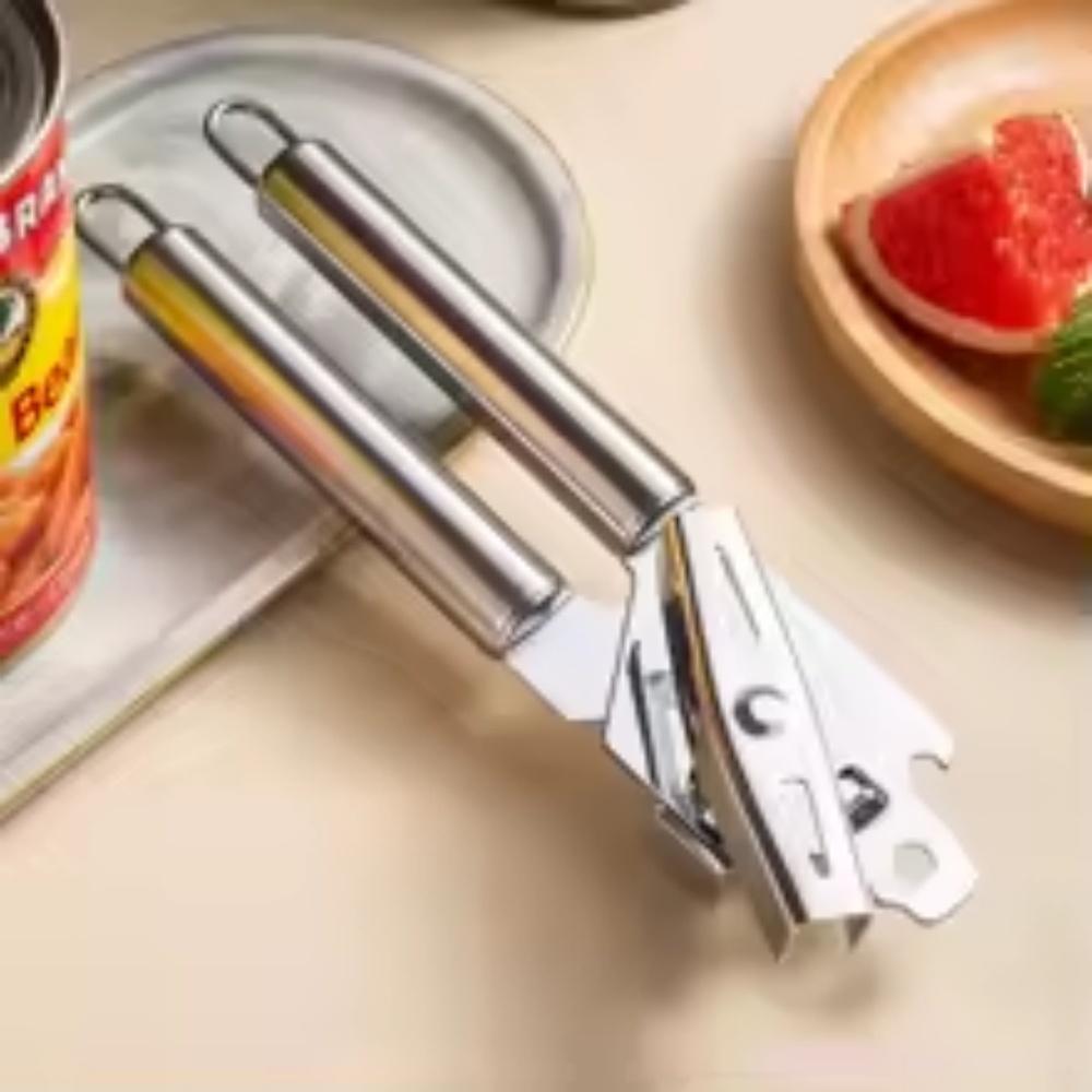 Manual Multi-functional Stainless Steel Can Opener, Non-slip and Rust-proof Can Opener, Suitable for Camping and Picnics