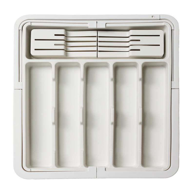 Kitchen Cutlery Compartment Storage Box