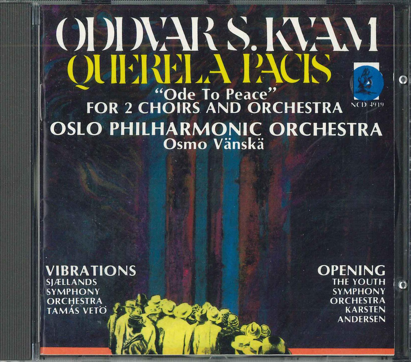 

CD ODDVAR S. KVAM - querela Pacis NCD4919 BIEM Japan Rock Used