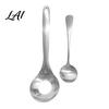 Edelstahl Lebensmittel-Schaufel Fleischbällchen-Hersteller Löffel Ergonomischer Langer Griff Manuelle Utensilien Antihaft Beschichtet Professionell Oval Auslaufsicheres Design Küchenwerkzeug für Fleisch