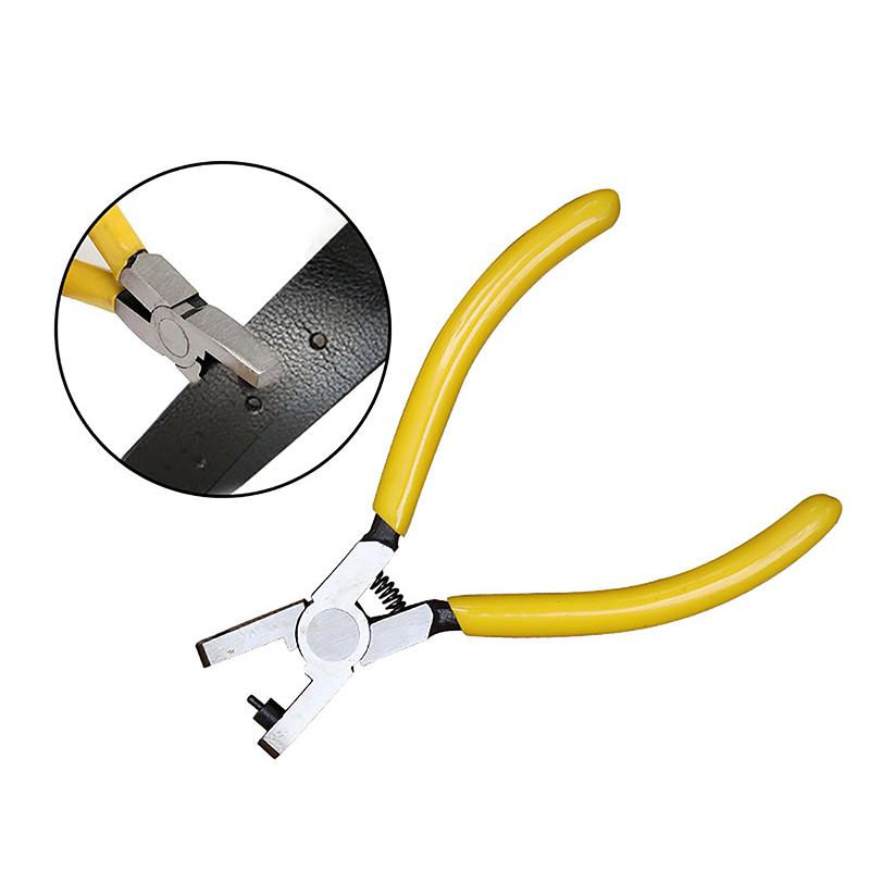 Universal Hand Strap Watch Band Belt Punching Puncher Leather Punch Tool Hole Pliers Tools 2.0mm