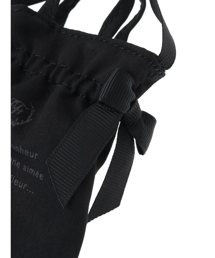 Maison De Fleur Apparel Mini Double Ribbon Bag, Women's, Pink