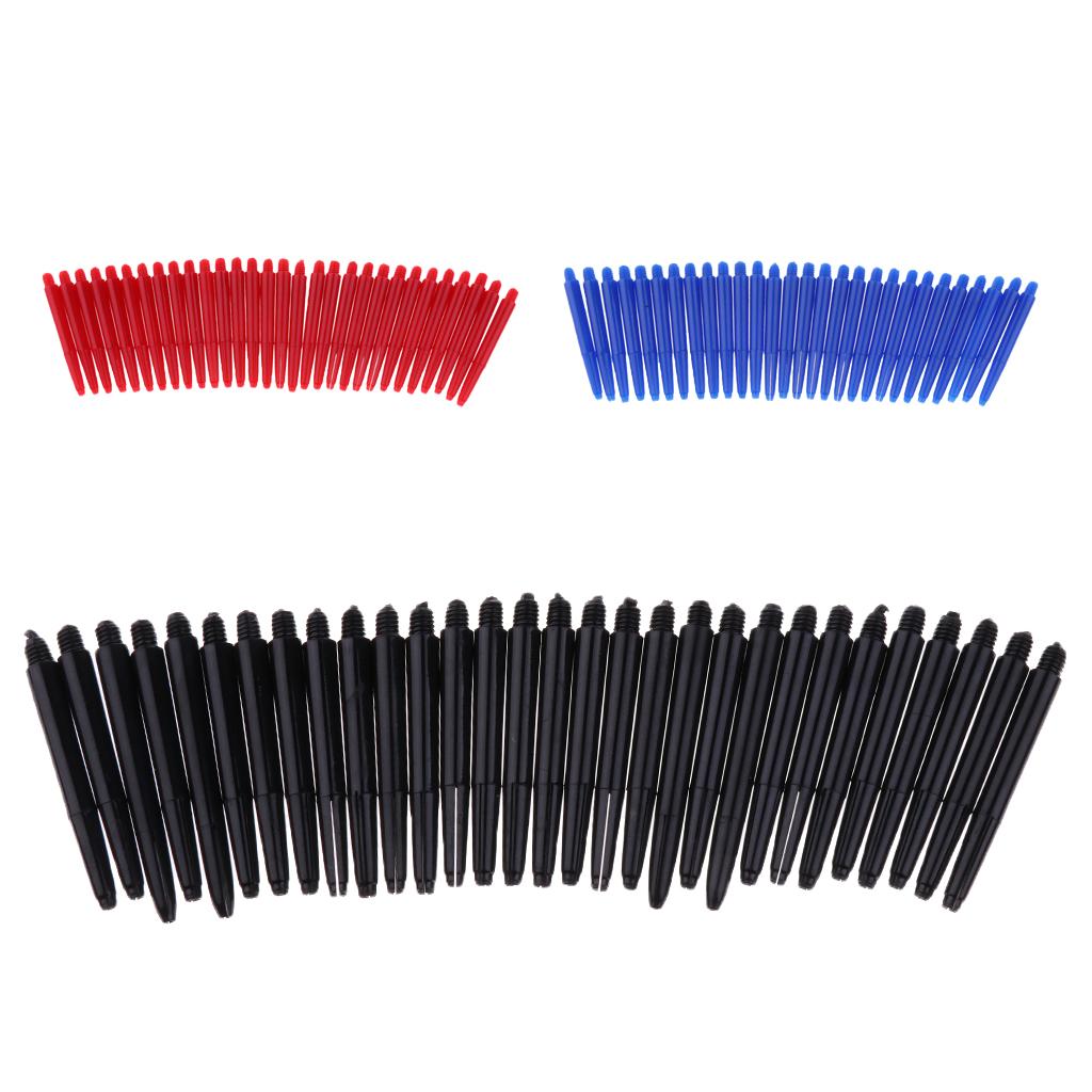 Durable Medium Nylon Dart Stems 2BA Thread Plastic Darts Accessories Fits Most Darts for Steel Tip Play