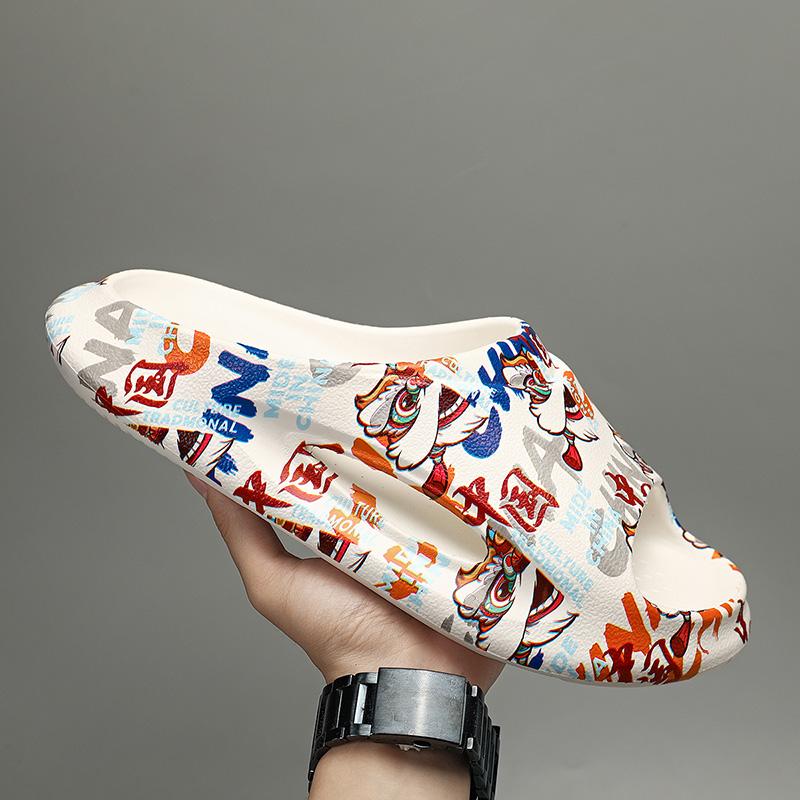 Модные толстые подошвы на мягкой мягкой подошве удобные повседневные мужские сандалии — фото 4