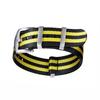 High-End NATO One-Piece Nylon Watch Strap - Canvas Woven, Sizes 18/20/22/24.