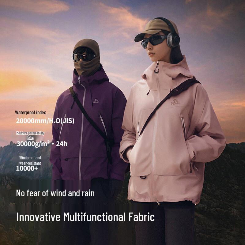 Pelliot Unisex Mountain Shell Waterproof Hard Shell Jacket