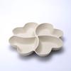 "Heart-Shaped European Fruit Plate for Creative Home Decor - Divided Candy Plate"