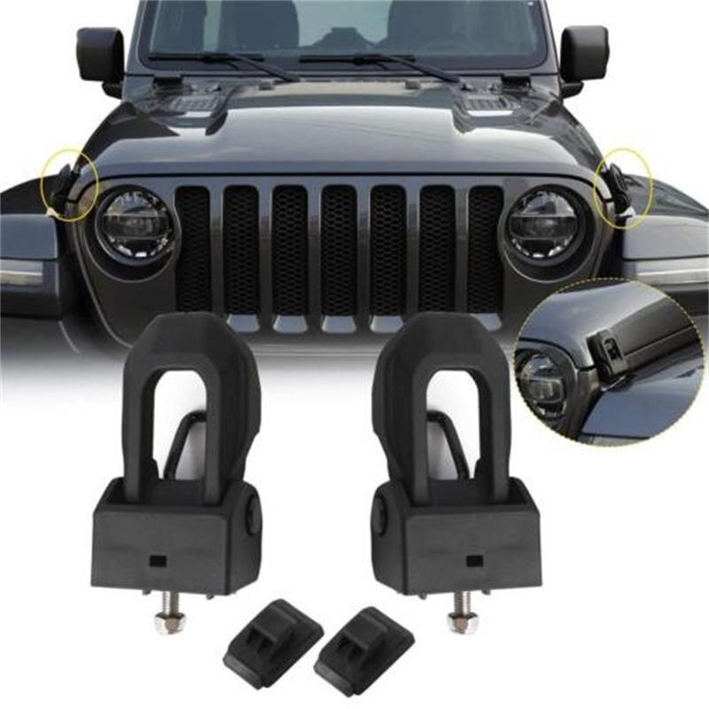 Hood Lock Catch Bracket Latches Buckle For Jeep Wrangler JK JKU Sahara 2007 2008 2009 2010 2011 2012 2013 2014 2015 2016 2017
