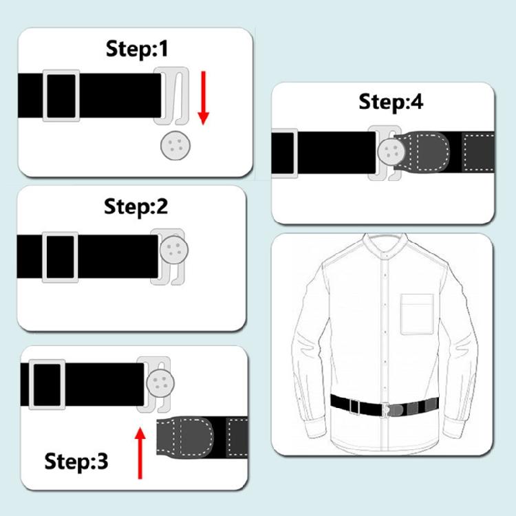 Shirt Dress Holder Shirt Stay Belt Anti-wrinkle Straps Shirt Stays For Men